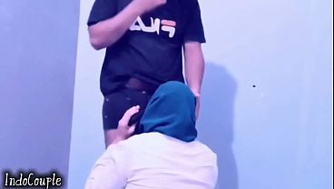 Beautiful Hijab wife and Husband romantic sex real fun
