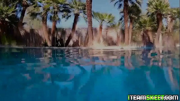 Stud dives into Natalie Brooks wet pussy from behind fucking her hardcore