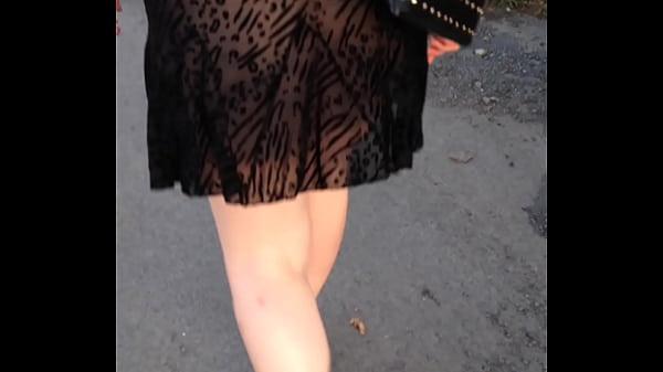 sheer mini dress