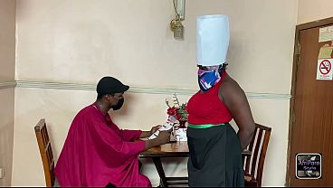 HOW THE WAITER ACCEPT TO FUCK ME INSIDE THE RESTAURANT