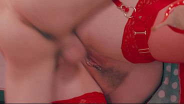 This anal slave is always ready to get fucked deep and hard in the ass! A curvy Latina with a hairy pussy is shaking from anal orgasms