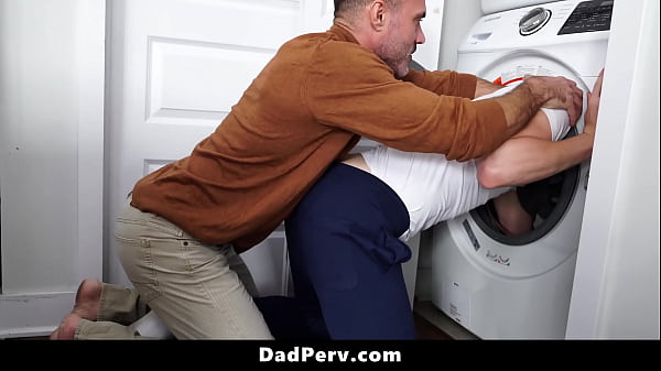 Download Video - Stepdaddy Fucking His Stepson Stuck in The Washing Machine - Dadperv