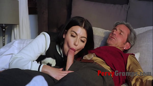 Old Man Stuffs His Wrinkly Pickle Inside Teen