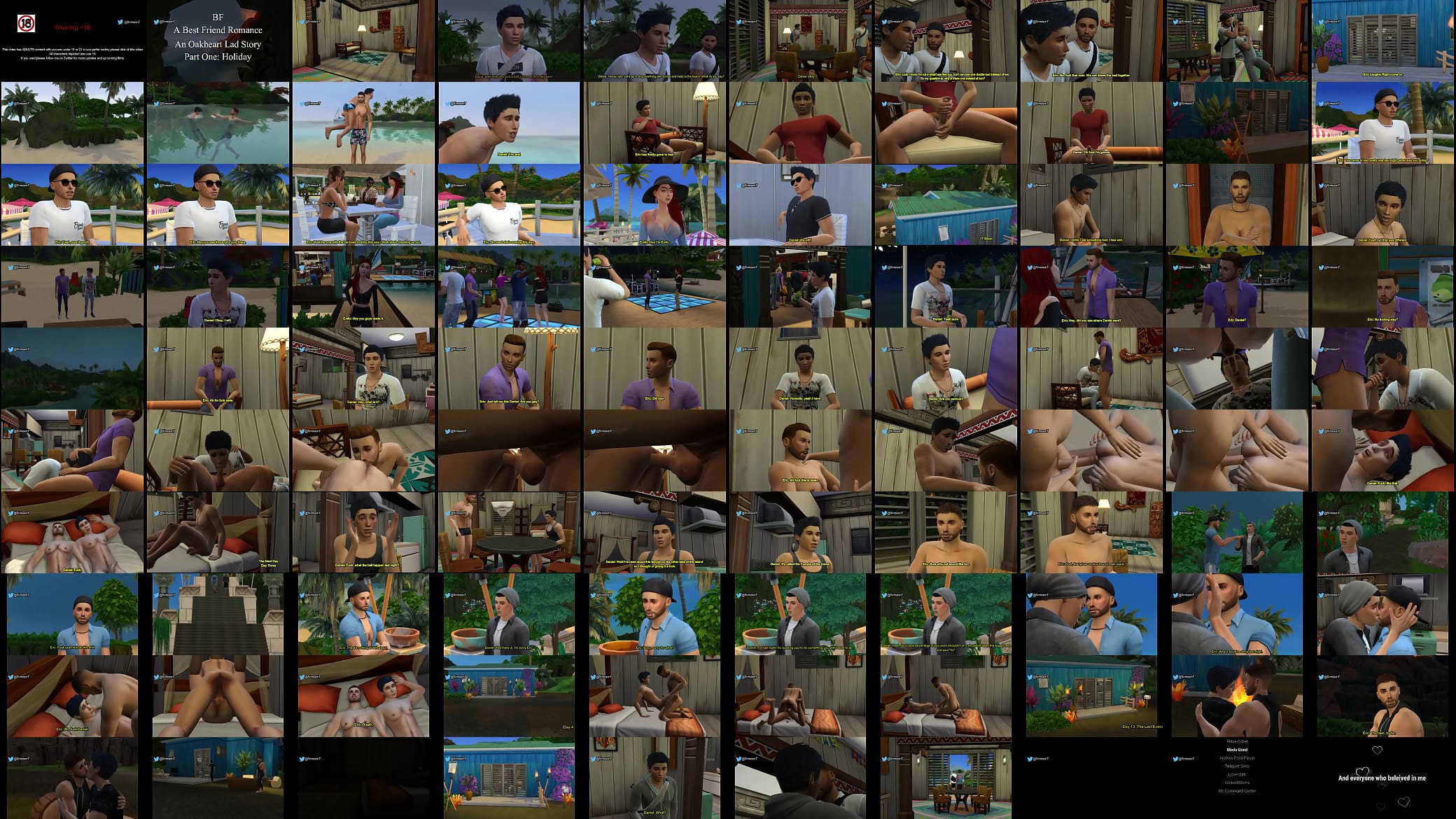BF Best Friend Romance Oakland Lads Part One Holiday (Sims 4) 预览图