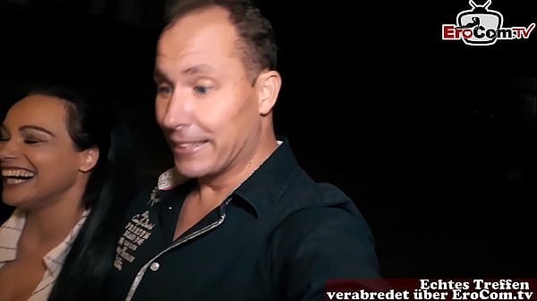 German big tit milf picked up at real fuck date casting
