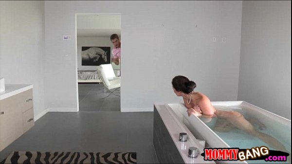 Hot busty stepmom Kendra Lust caught stepson sneaking on her