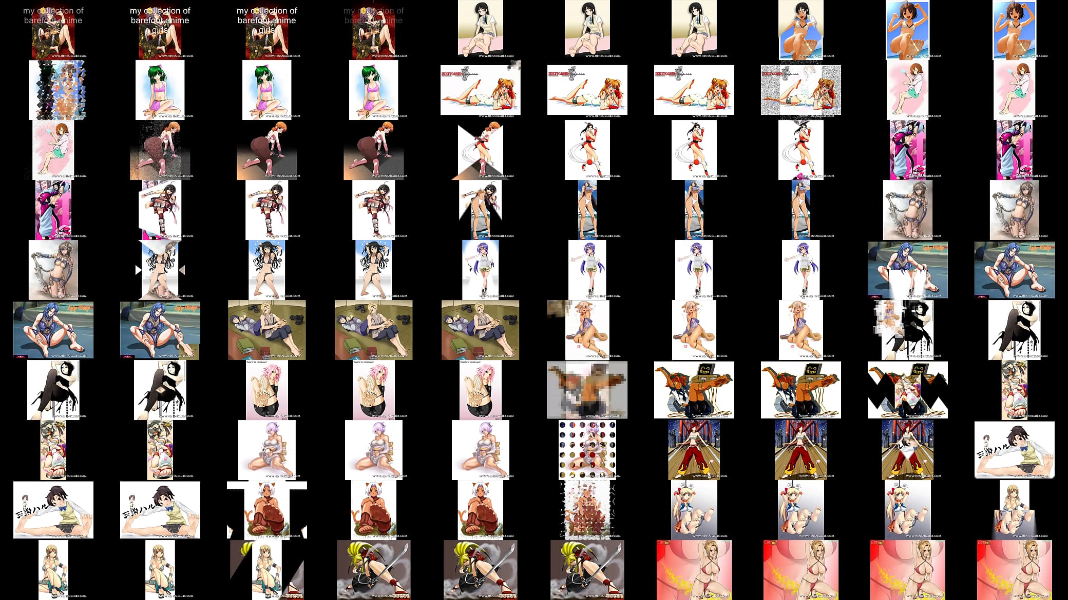 ecchi sexy barefeet anime girls nude 预览图