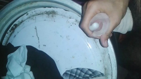 Cums into his gf stockings