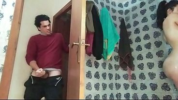 My stepsis in the shower want sex with me in the bathroom