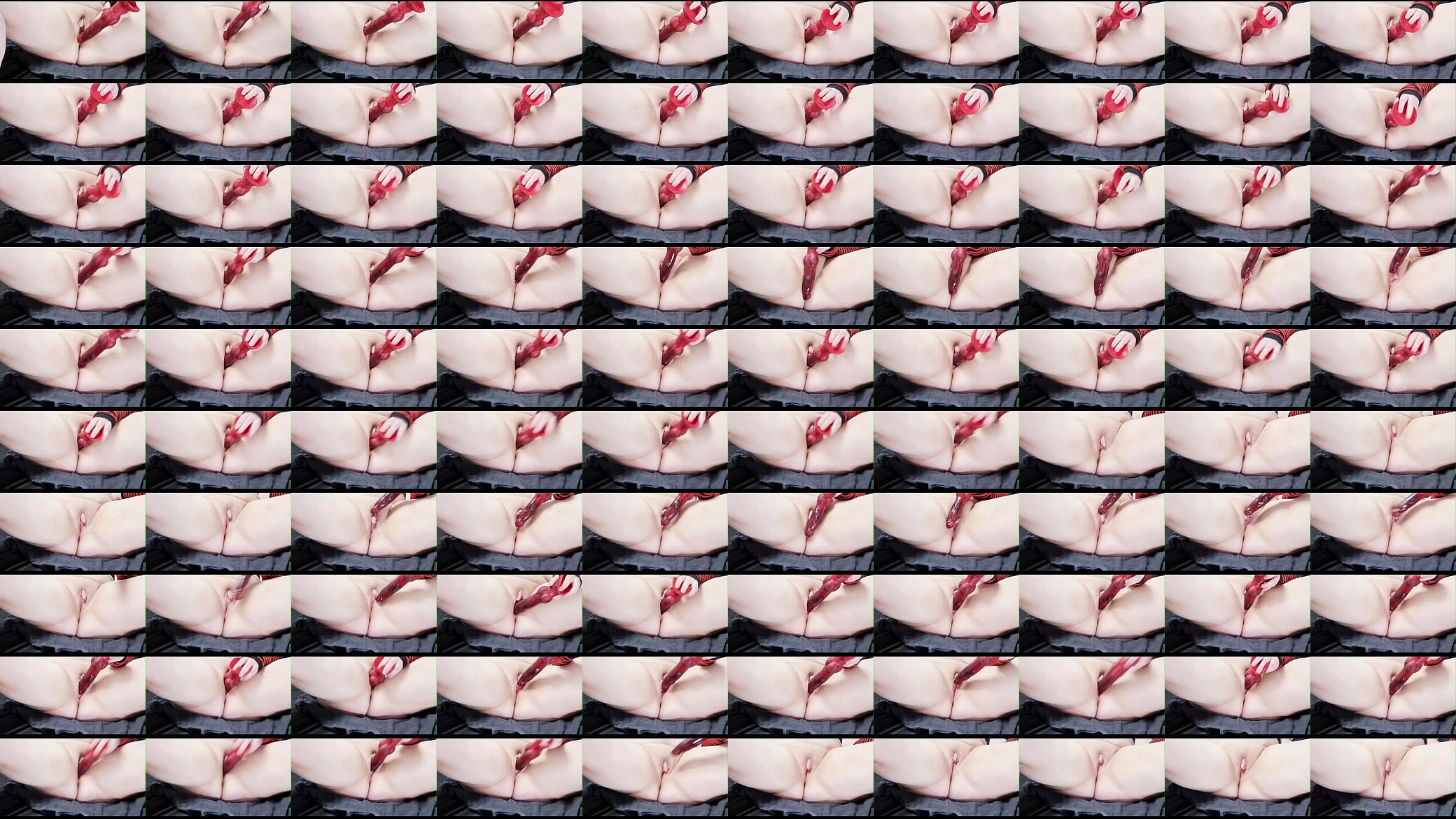 Fucking my hungry cunt with big dildo 预览图