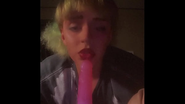Femboy/t girl practices sucking you cock