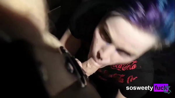 Blowjob in the toilet of a nightclub.Sosweetyfuck
