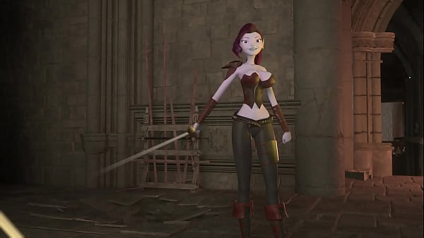 3DGSPOT - Busty Elf Dominates A Man In A Fight And Is Rewarded By His Cock! 3D ANIMATION!