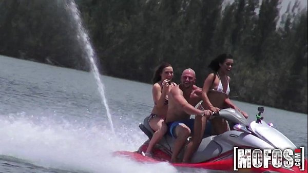 Mofos - Hot threesome on the seadoo