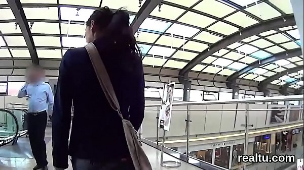Attractive czech teen is teased in the supermarket and poked in pov