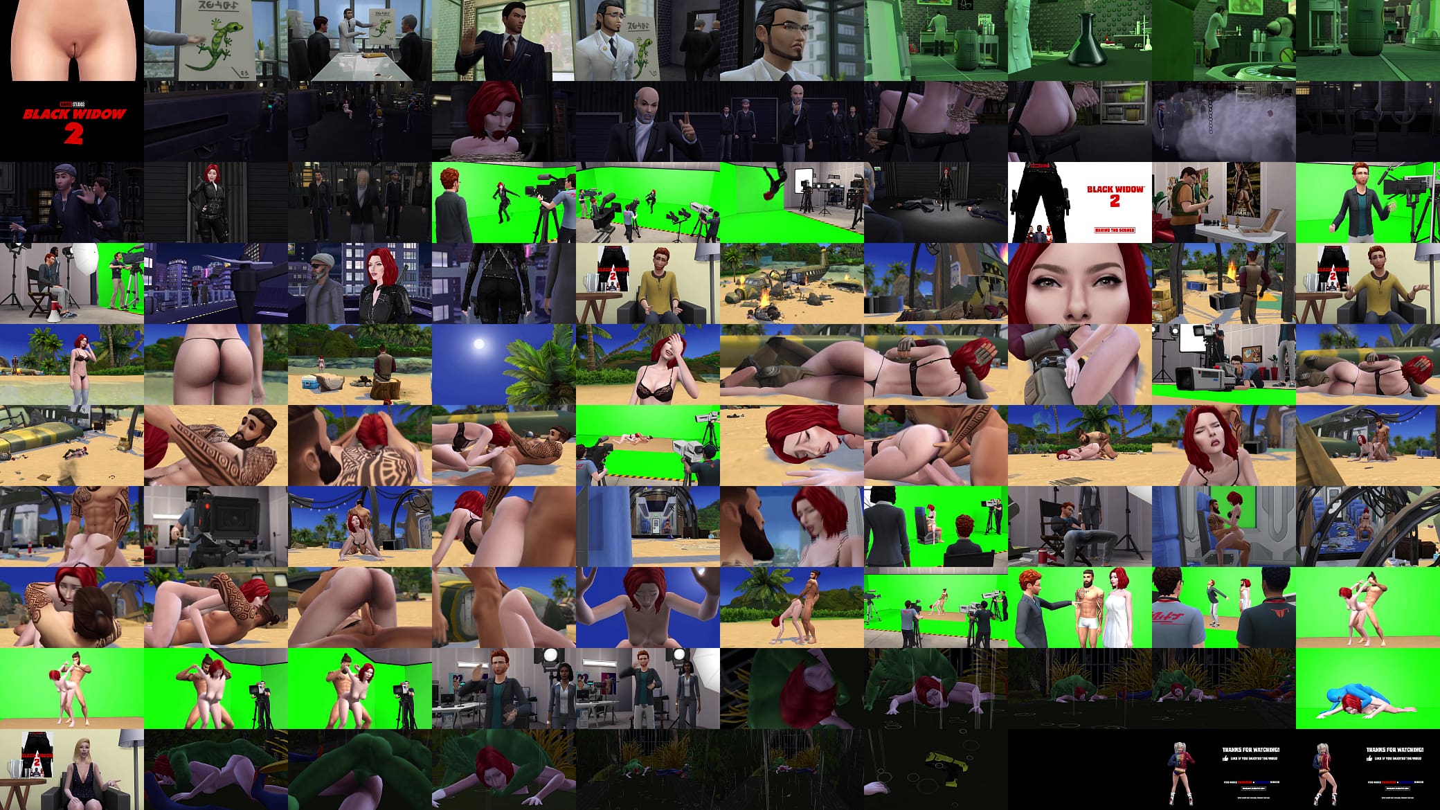 Director Films Black Widow Movie - The Sims 4 预览图