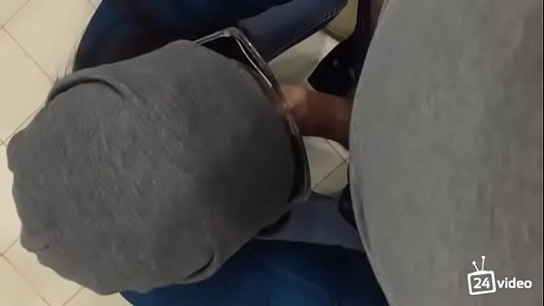 Amateur blowjob from brunette in glasses