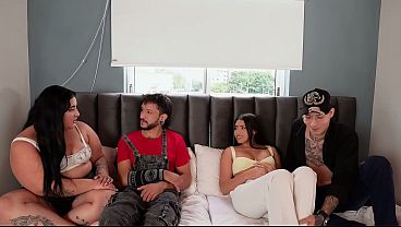 A GOOD TIME WITH FRIENDS GETS OUT OF CONTROL AND ENDS IN A HOT FOUR-WAY! - NASTYA RIVERA