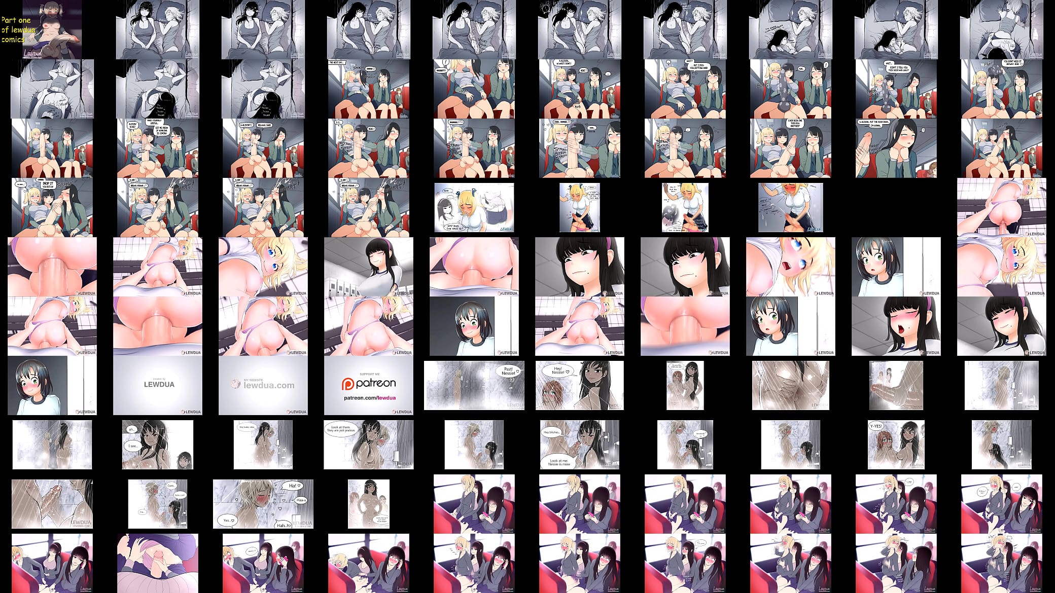 Lewdua comics part 1 预览图