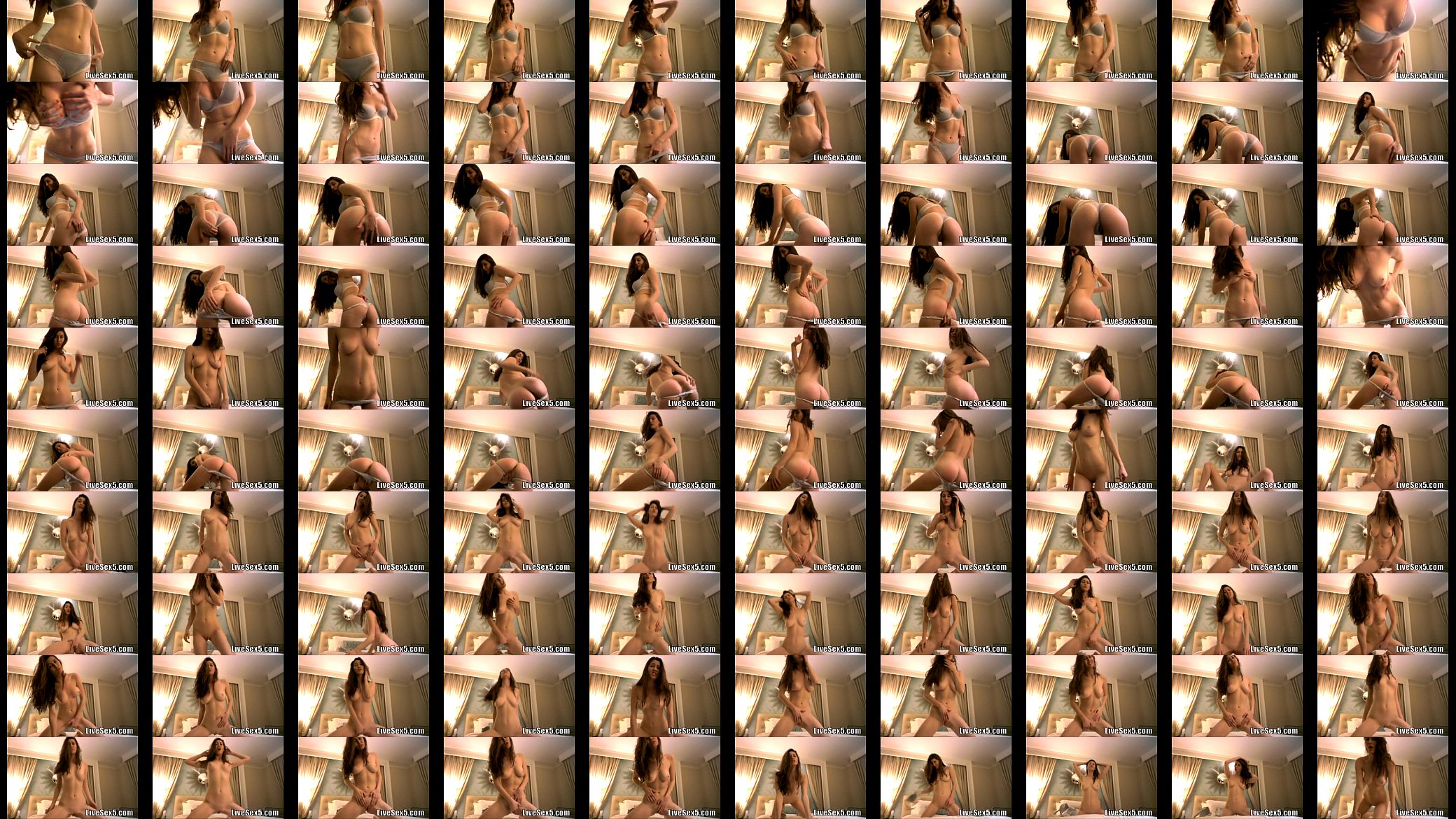 Hot Busty Girl Getting Naked In XXX Videochat Show 预览图