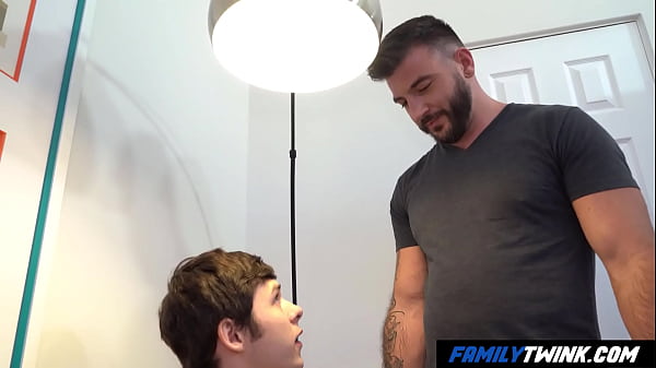 FamilyTwink - Step Daddy Plays On his Stepson's...