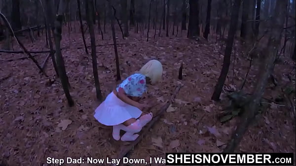 HD My Step Daughter Meet In Secret Flashing Her Big Ass Hole And Anus In The Forest Outdoors, Skinny Ebony Babe Sheisnovember Large Brown Big Tits And Biggest Erect Nipples Flashing After Spreading Her Sexy Young Booty Hole on Msnovember