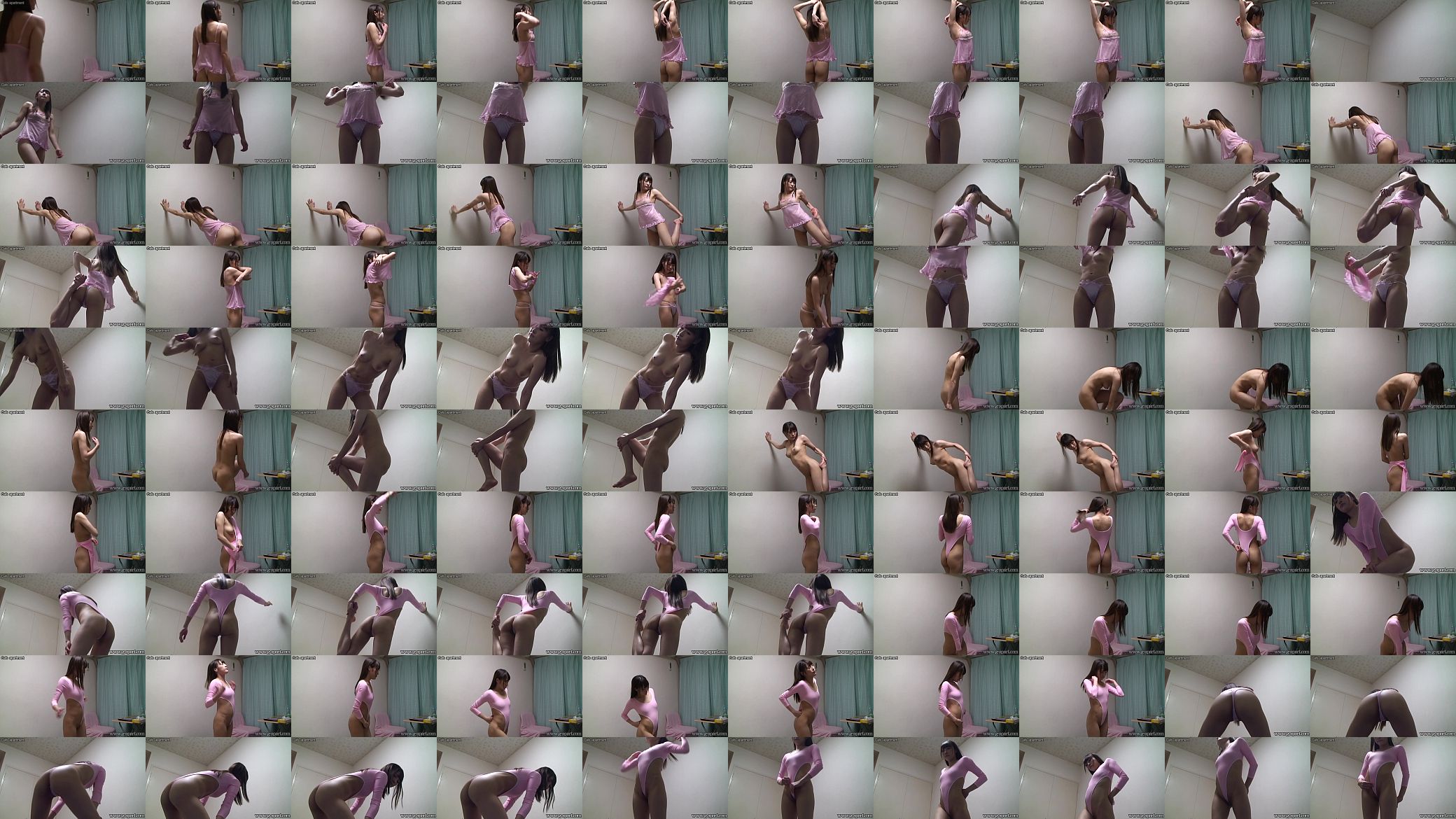 Japanese Girl High Leg Leotard Wedgie 预览图