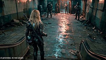 Hellgate Siren : Episode 2: "Metro" (AI movie)