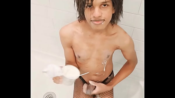 Seductive Ladyboy gets Messy with Femboy Yogurt
