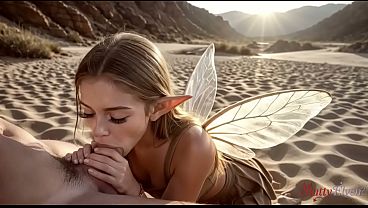 I was lost in the desert, but a sexy elf found me and fucked me [AI]
