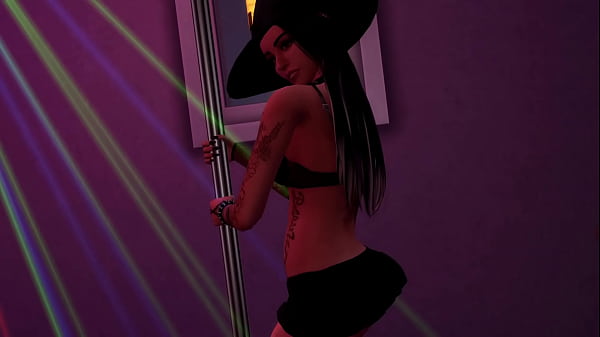 Jozie Dark Halloween Tease - Sims 4 Porn Video