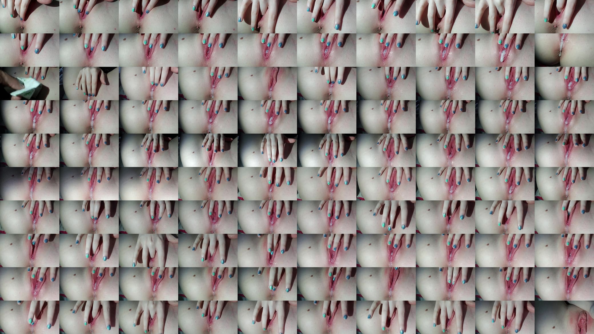 Massive creampie from step brother leaves me gushing with his cum 预览图