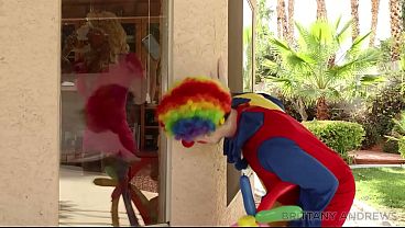 Busty Brittany Andrews Enjoys Ted E Squeezing Her Balloons!