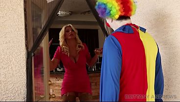 Busty Brittany Andrews Enjoys Ted E Squeezing Her Balloons!