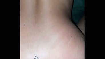 Married slut, sits like a whore on her half-brother and humiliates her cuckolded husband.