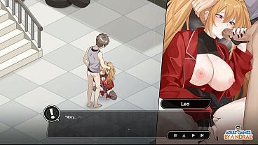 セックス、秘密、中古テクノロジー ゲームプレイ パート6 – 駅でのロキシーの熱いフェラチオ