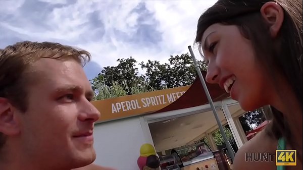 HUNT4K. Hunter meets girl on public beach and has anal sex with her