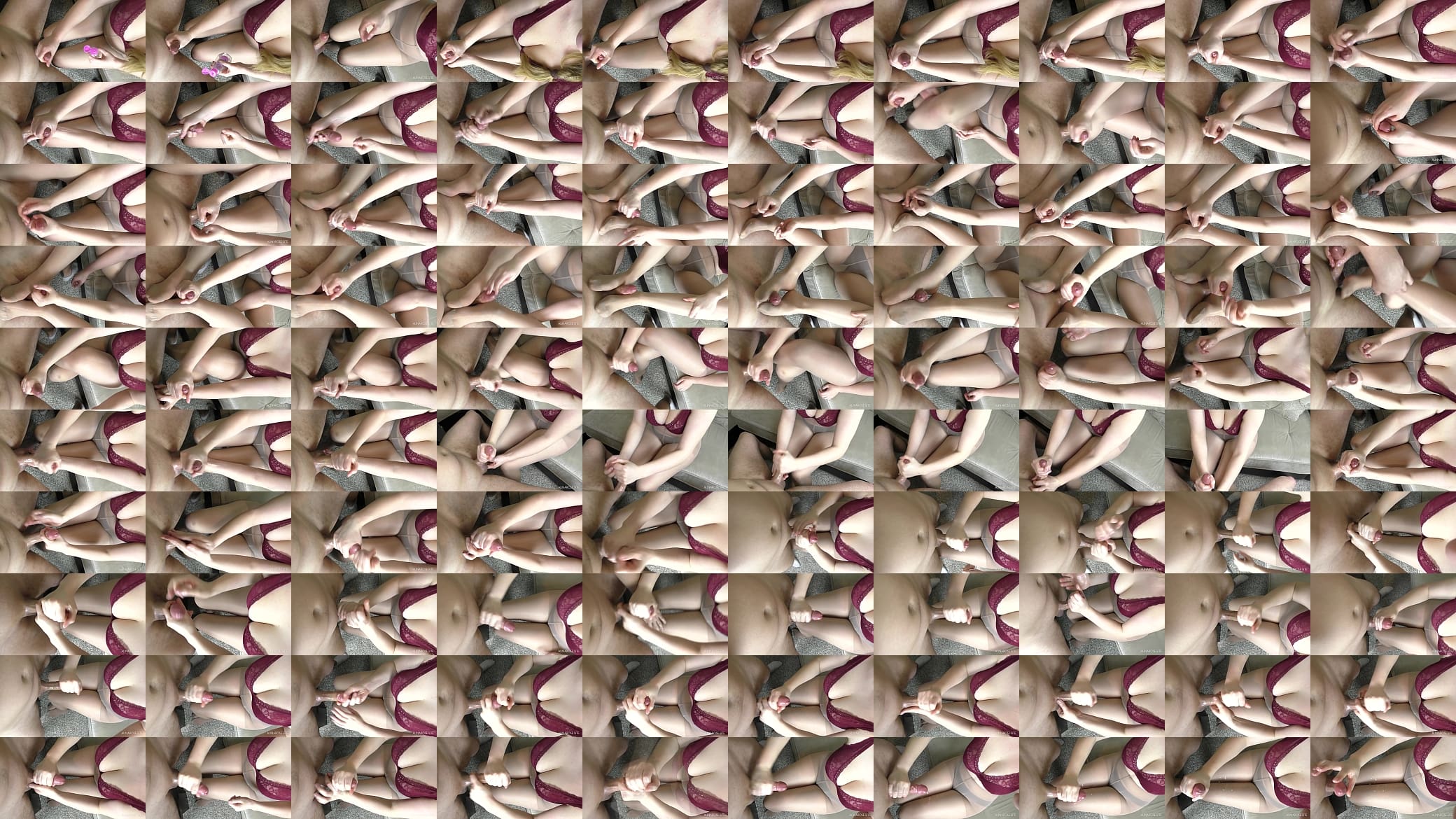 Teen girlfriend with Big Tits handjob on her pantyhose - cumshot 预览图