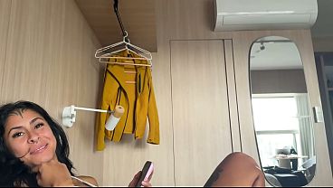 POV: Tattooed Brunette Latina Says No To Sex But Ends Up Begging For Cock