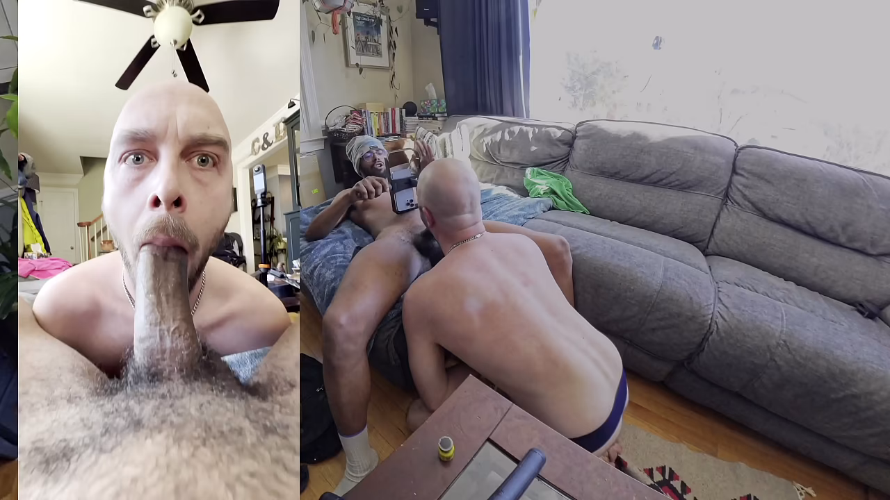 Sloppy blowjob and throat training