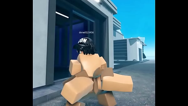Fucking a cute stray femboy on Roblox