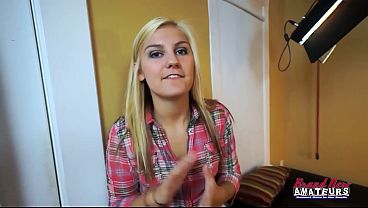 Bailey Voluptuous Blonde Tattoo Hottie Messy Deep BJ Thirsty Swallow!