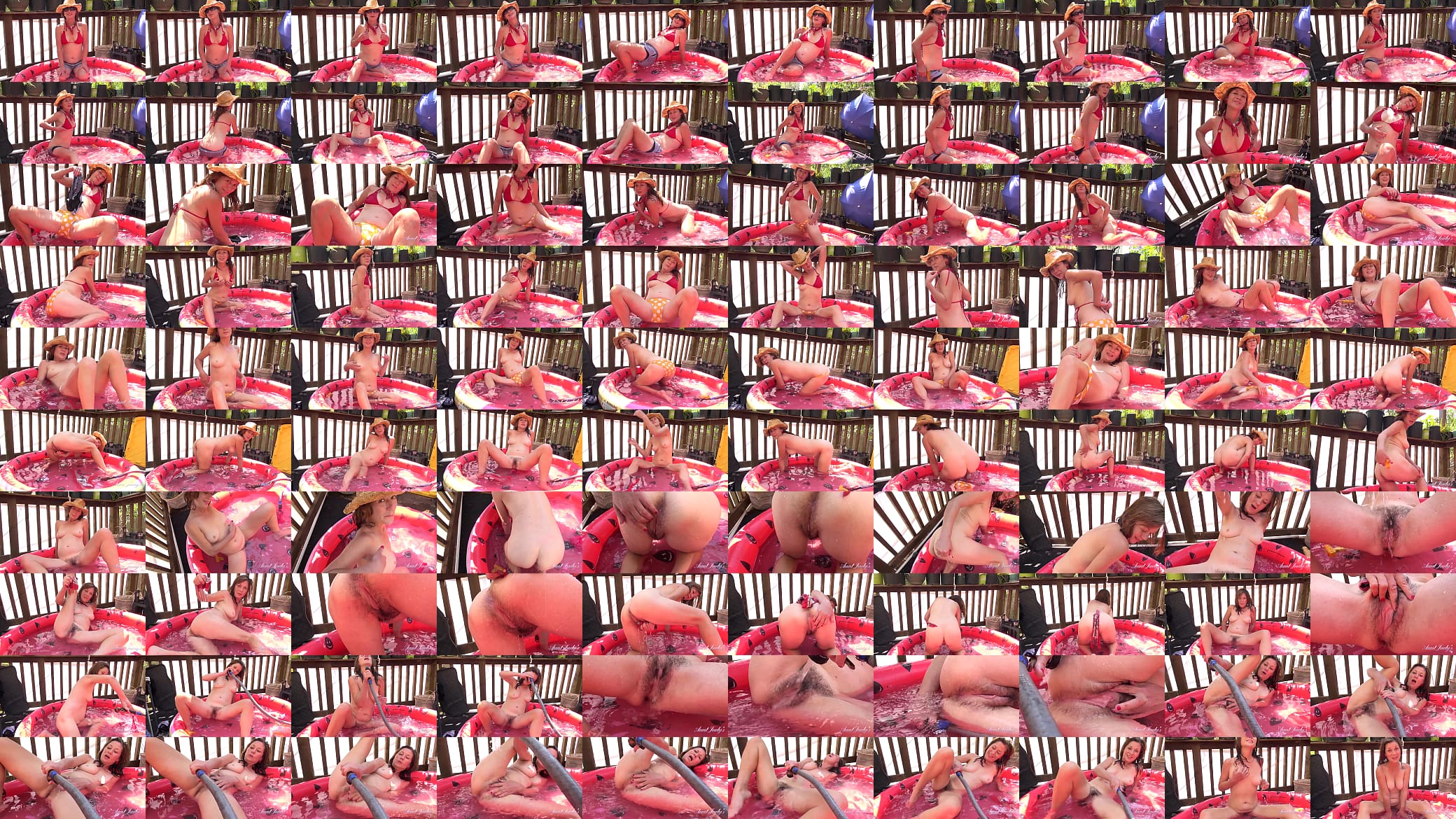 AuntJudys - Fun in the Sun with 43yo Full Bush Amateur MILF Isabella 预览图