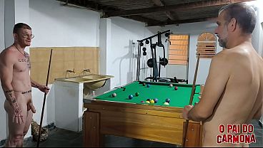 playing pool and sucking on boobs with the Carmonas