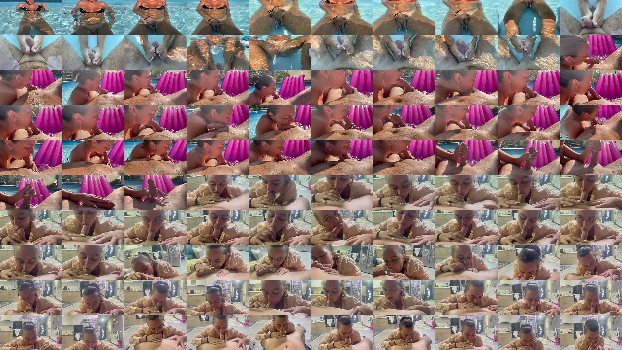 Blowjob in the Public Pool and Then We Went Home to Continue 预览图