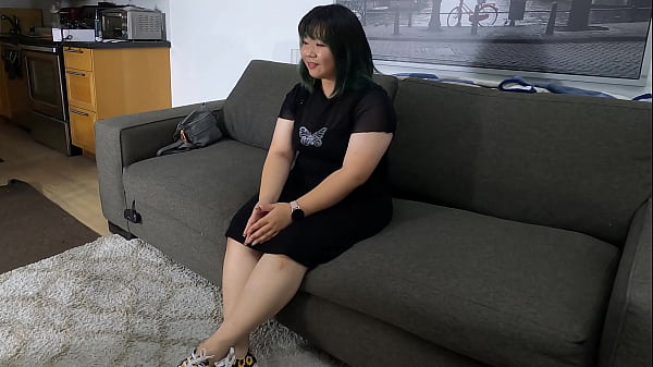 Download Video - Thick Asian gets so horny she needs cock in both holes on camera