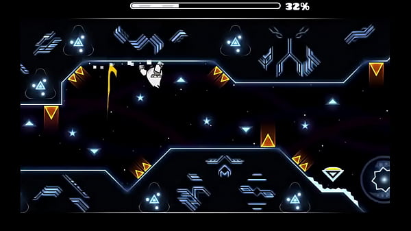 Me COGE un nivel de Geometry Dash!!!!!!!!! (Muy rico)