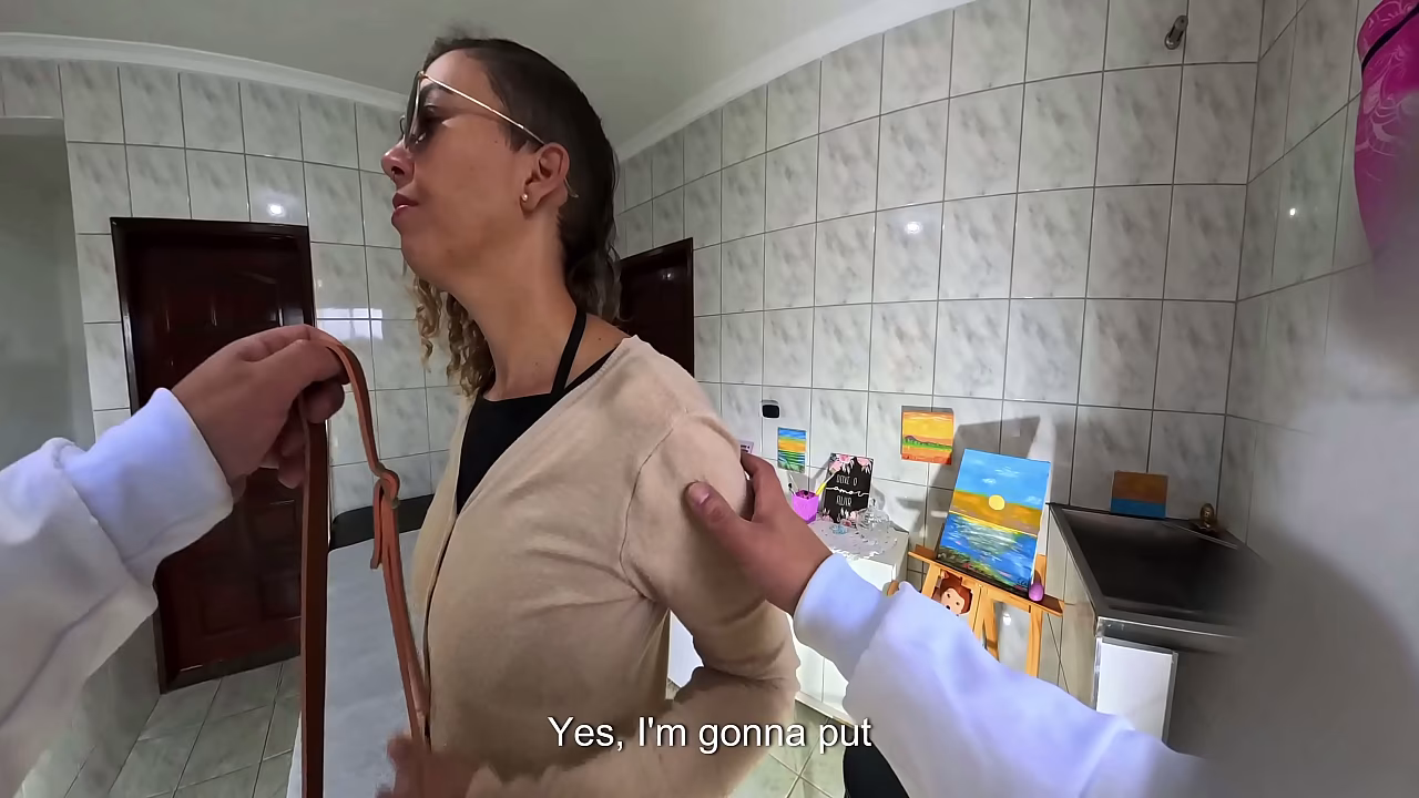 The little blind went to the gynecologist and had orgasms in her anus.