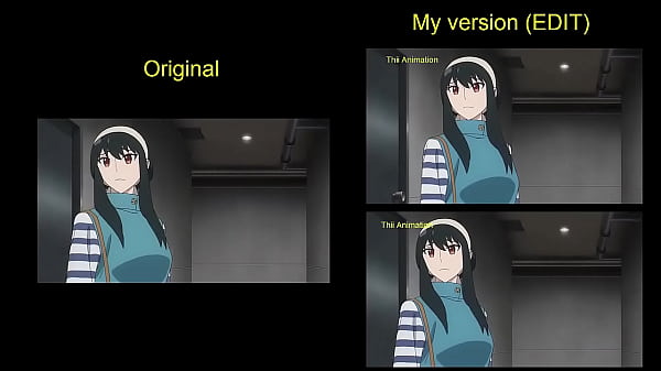 Yor Upskirt Panties EDIT - Spy x Family Episode 12