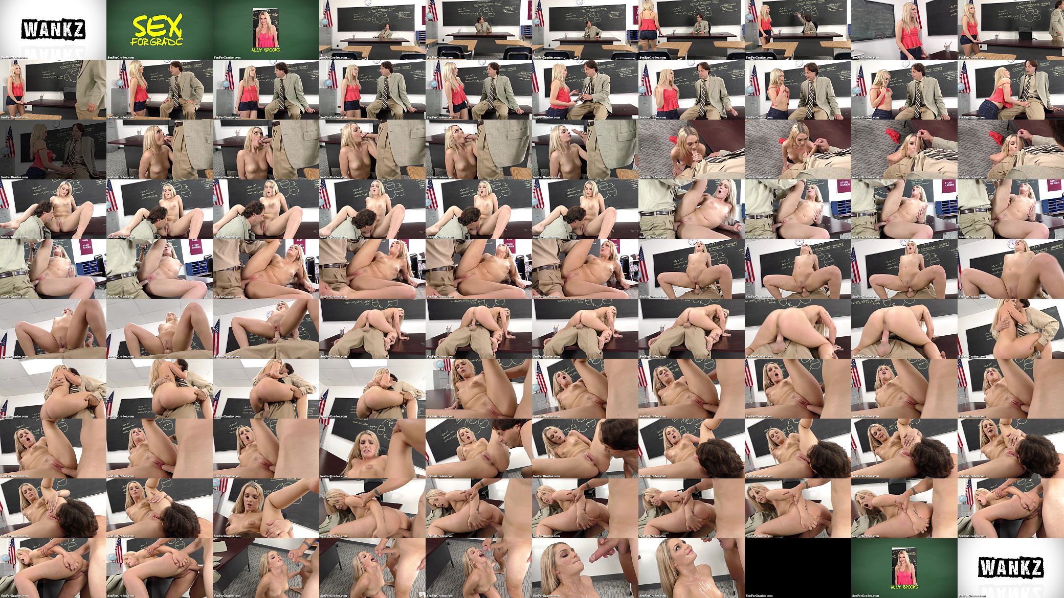 Hot Blonde Sucks and Fucks Her Teacher! 预览图